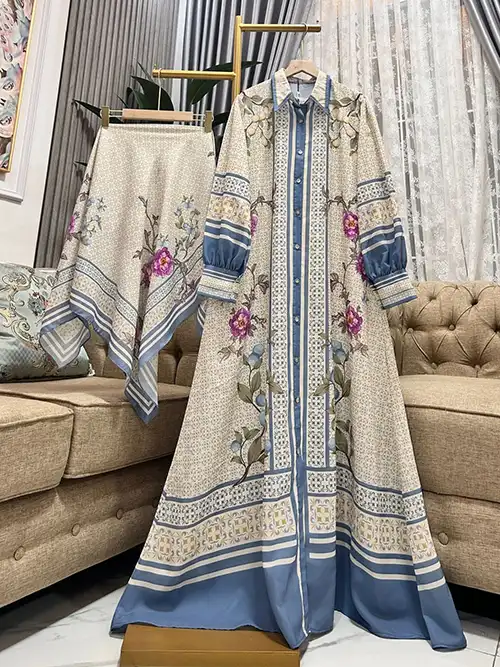 Grosir Gamis Set Hijab Persegi Printed_05