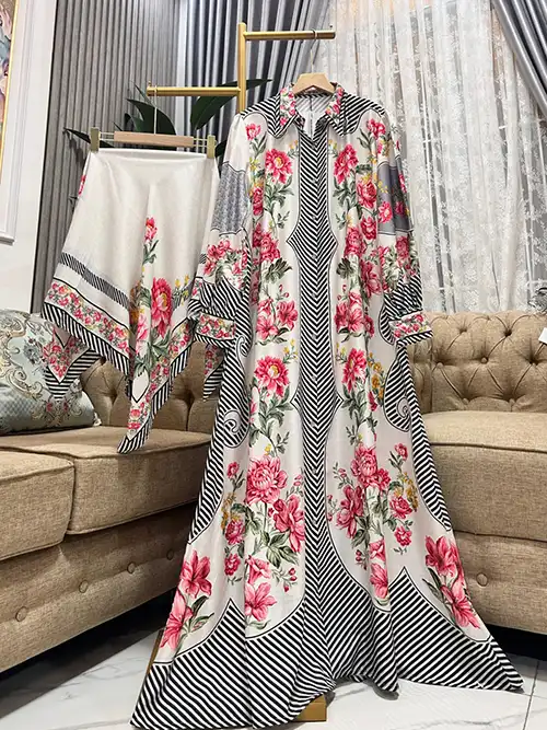 Grosir Gamis Set Hijab Persegi Printed_08