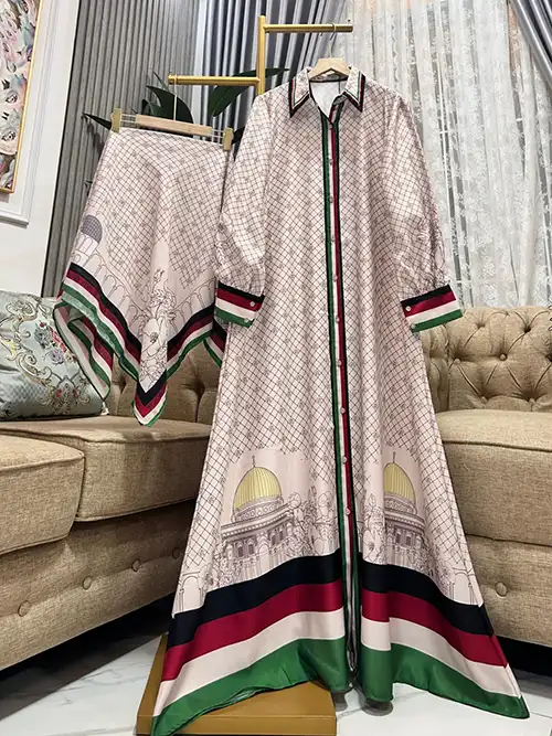 Grosir Gamis Set Hijab Persegi Printed_20