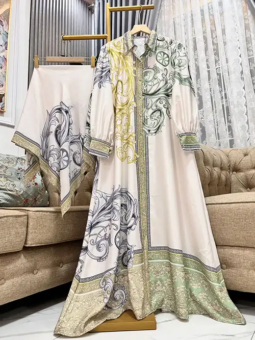 Grosir Gamis Set Hijab Persegi Printed_22