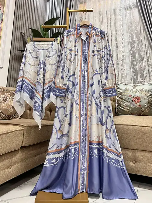 Grosir Gamis Set Hijab Persegi Printed_26