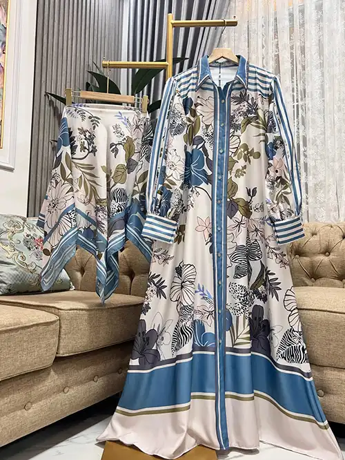 Grosir Gamis Set Hijab Persegi Printed_29