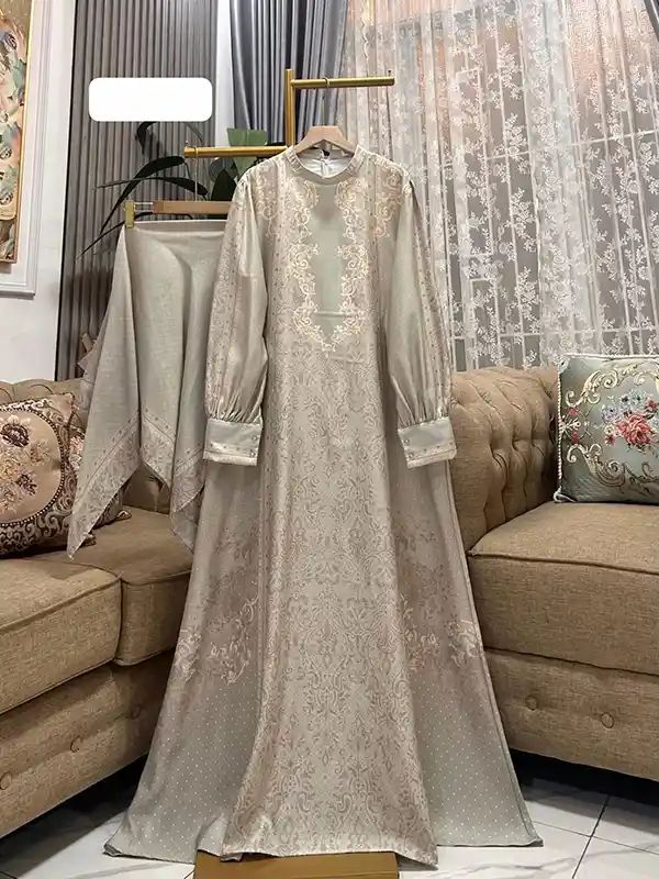 Grosir Gamis Motif Set Hijab_906.412