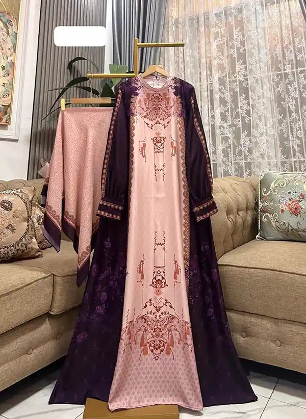 Grosir Gamis Motif Set Hijab_906.56