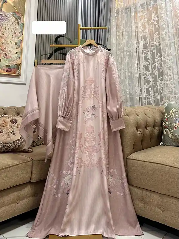 Grosir Gamis Motif Set Hijab_906.57