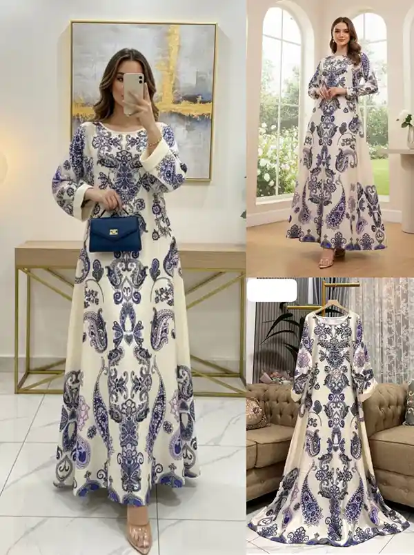 Grosir Gamis Motif Set Hijab_G 110