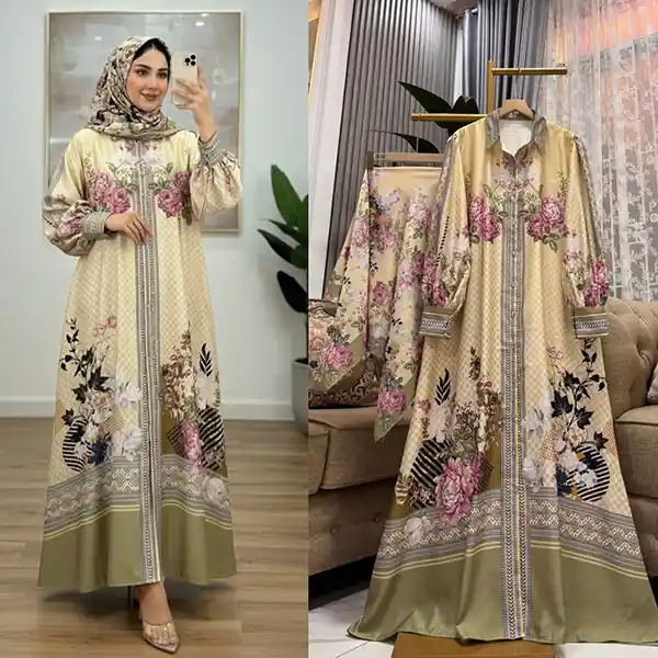 Grosir Gamis Set Hijab Persegi 2025_90.150