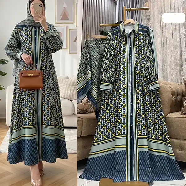 Grosir Gamis Set Hijab Persegi 2025_90.310