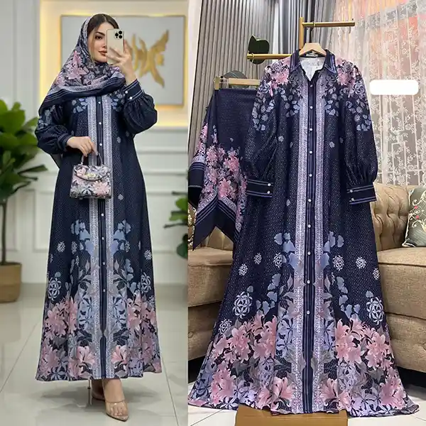 Grosir Gamis Set Hijab Persegi 2025_90.370