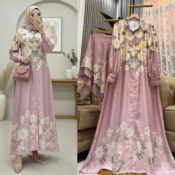 Grosir Gamis Set Hijab Persegi 2025_90.626
